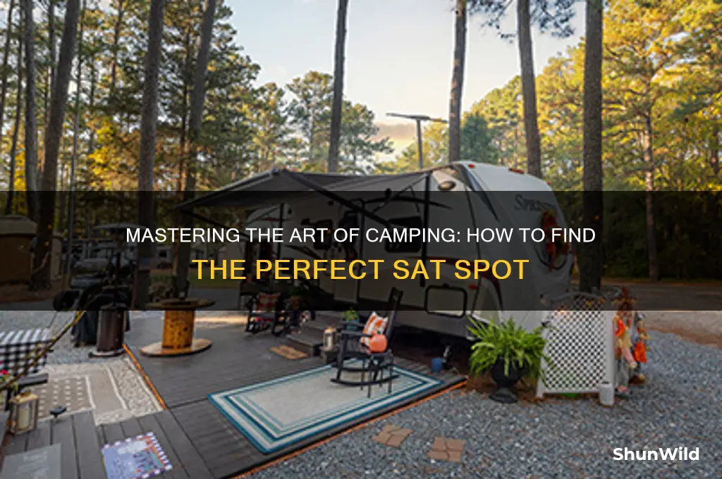 how to camp sat spot