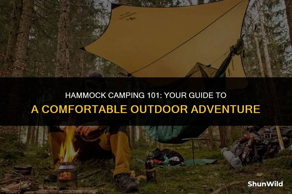 how to camp using a hammock