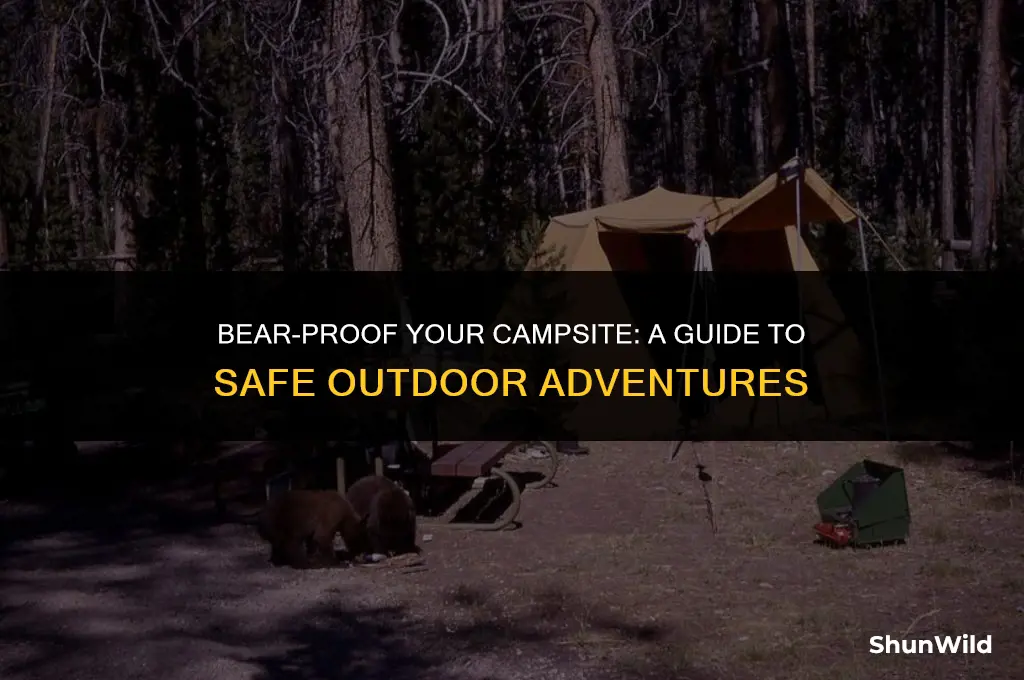 how to camp with bear bin