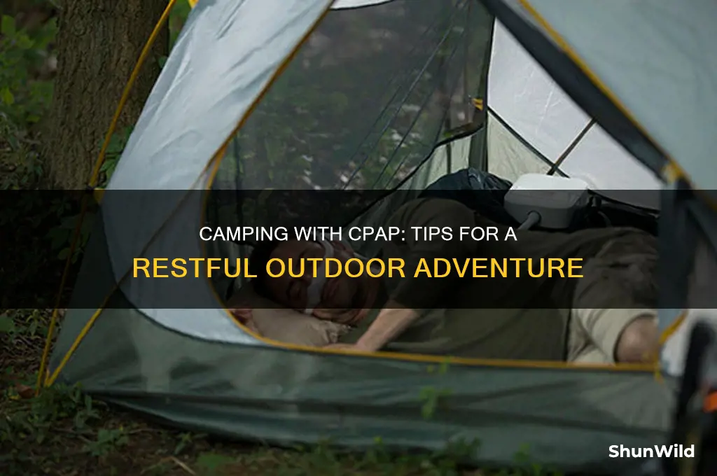 how to camp with cpap