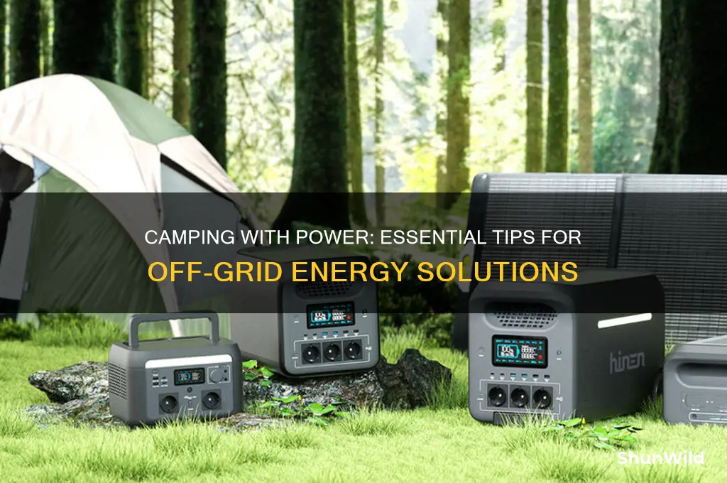 how to camp with power