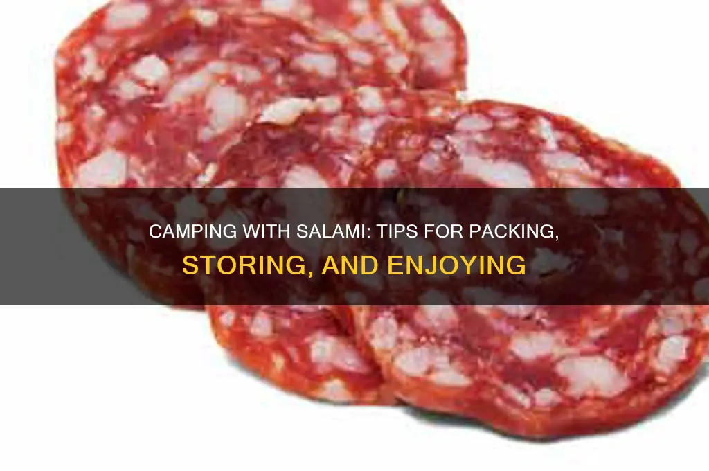 how to camp with salami