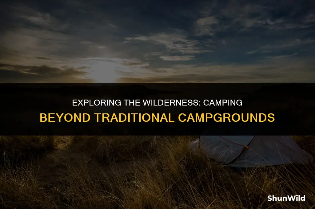 how to camp without a campground