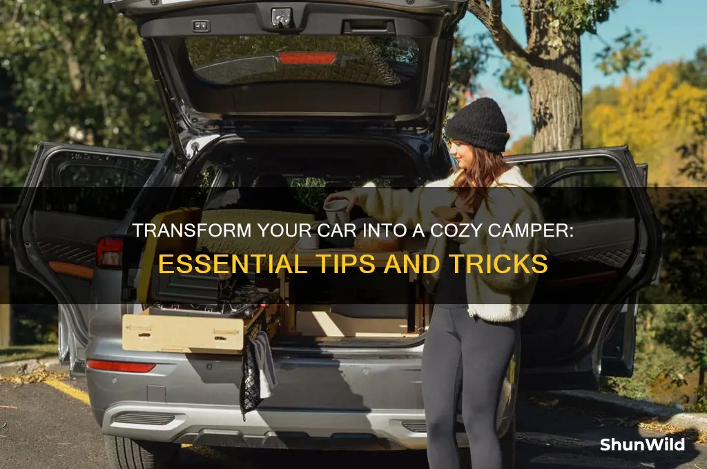 how to camper a car