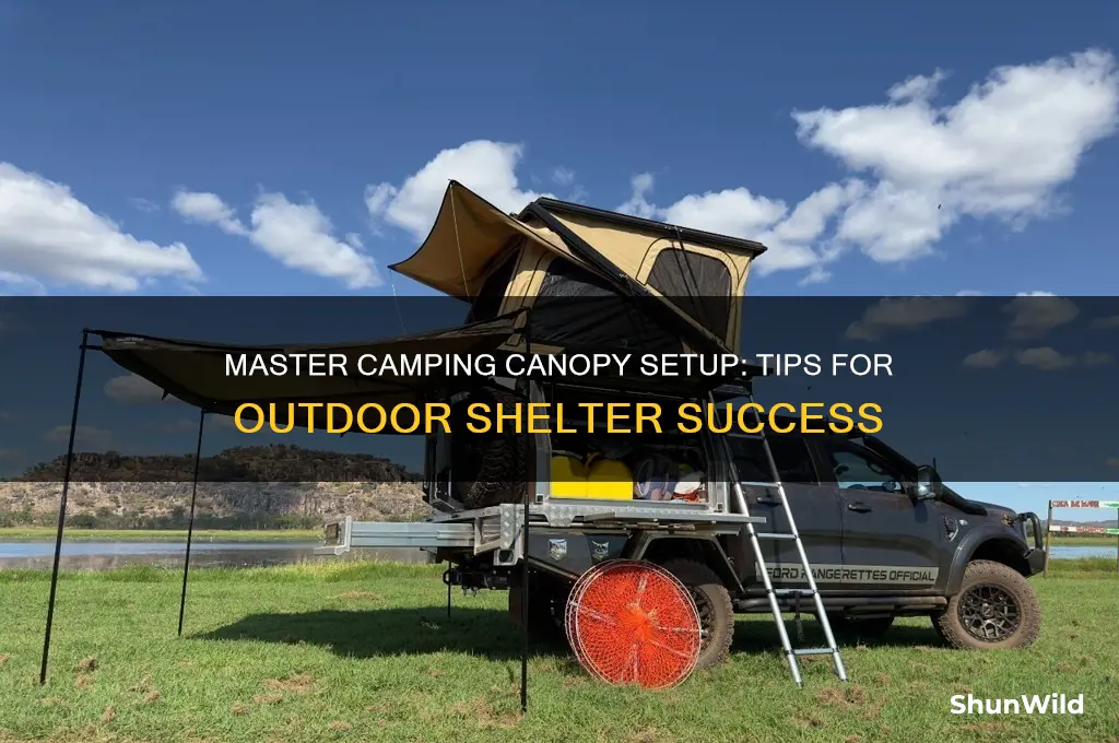 how to camping canopy