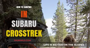 Exploring the Great Outdoors: Camping Adventures in a Subaru Crosstrek