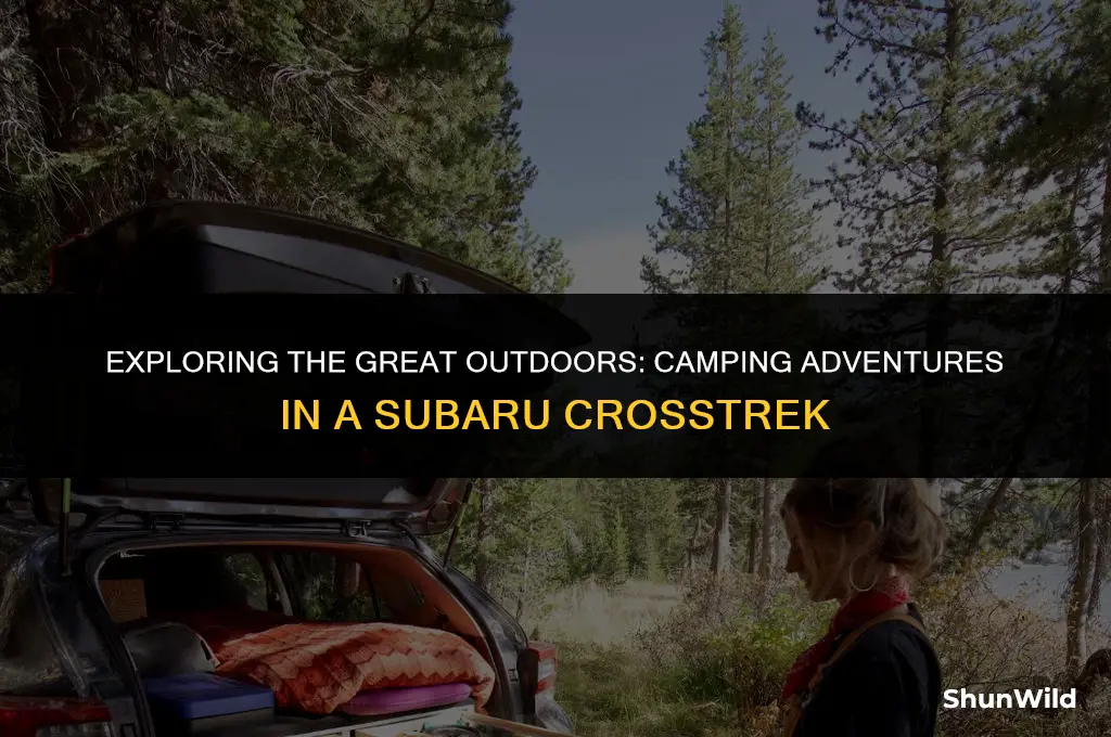 how to camping in subaru crosstrek