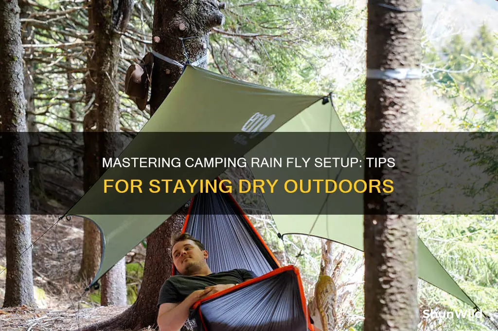 how to camping rain fly