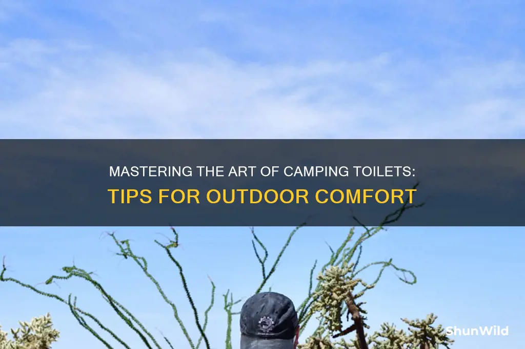 how to camping toilet
