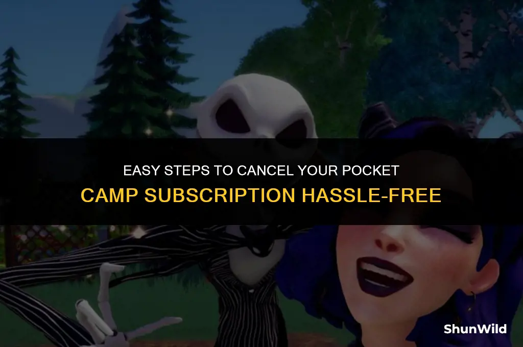 how to cancel pocket camp subscription
