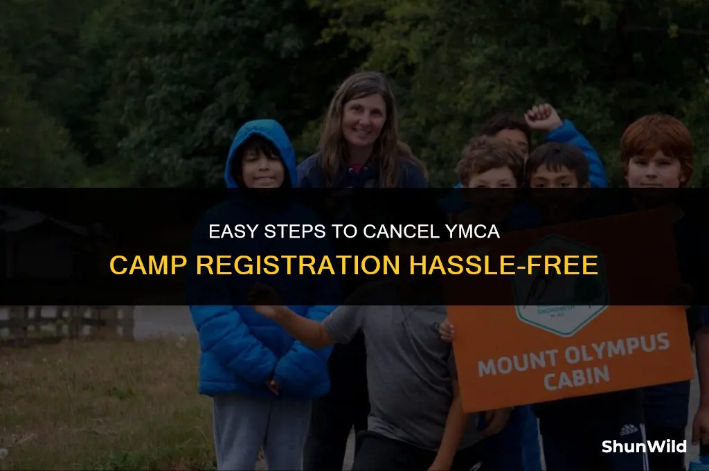 how to cancel ymca camp registration