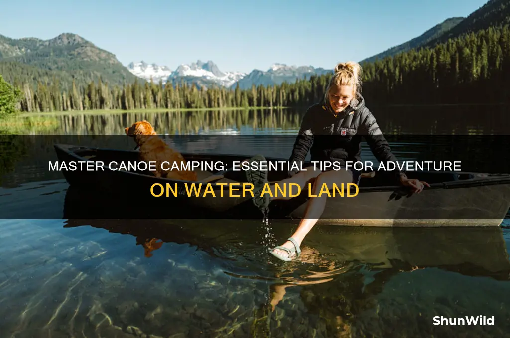 how to canoe camp