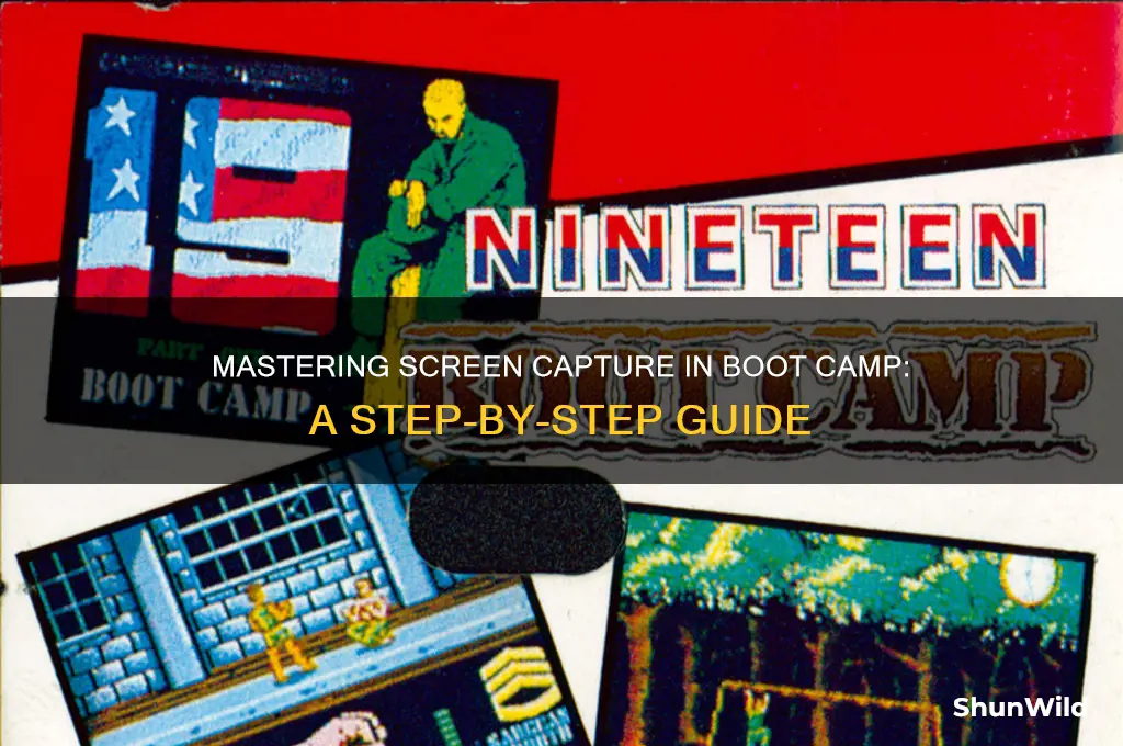 how to capture screen on boot camp