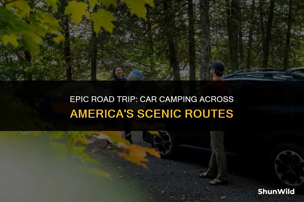 how to car camp across america