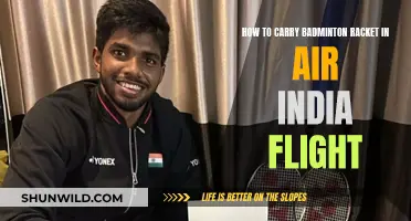 Badminton Gear: Air India's In-Flight Policies