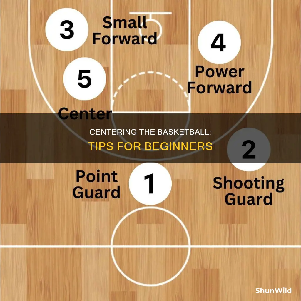 how to center basketball