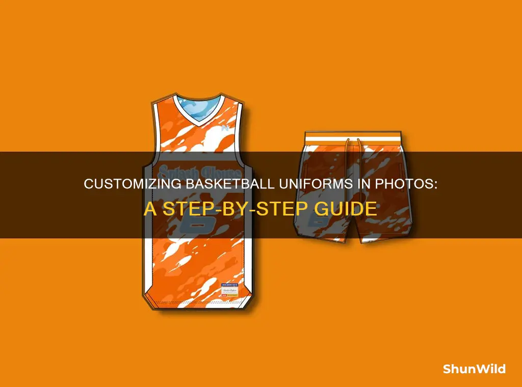 how to change a basketball uniformon picture