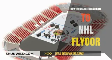 Transforming Basketball Courts to Ice Hockey Rinks