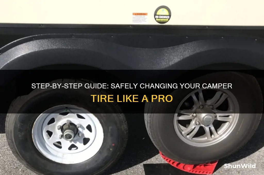 how to change camper tire