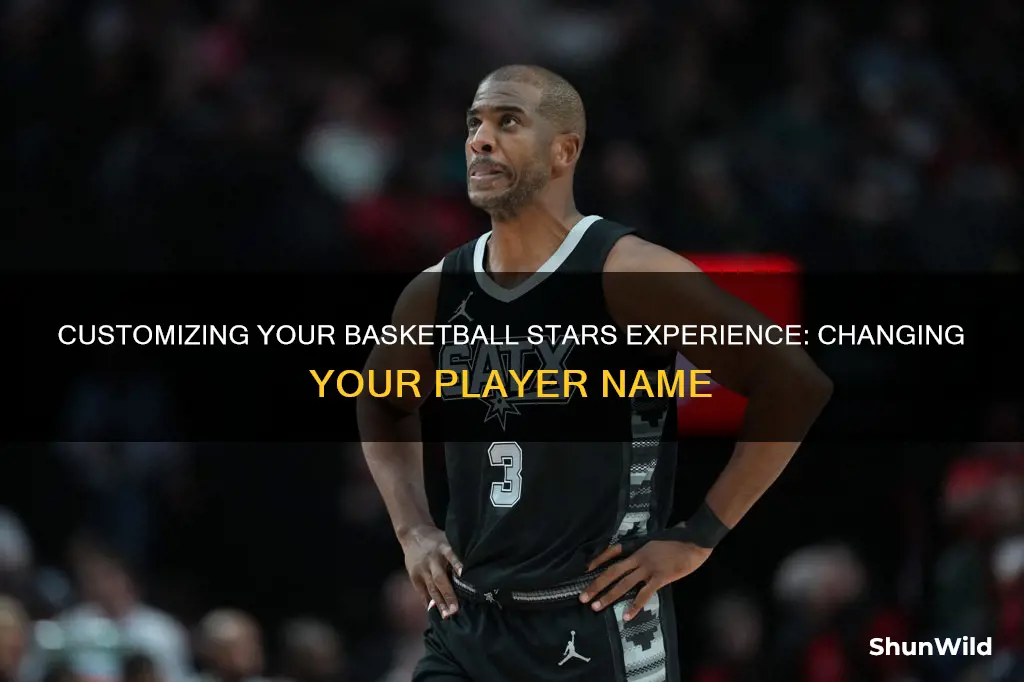 how to change name in basketball stars