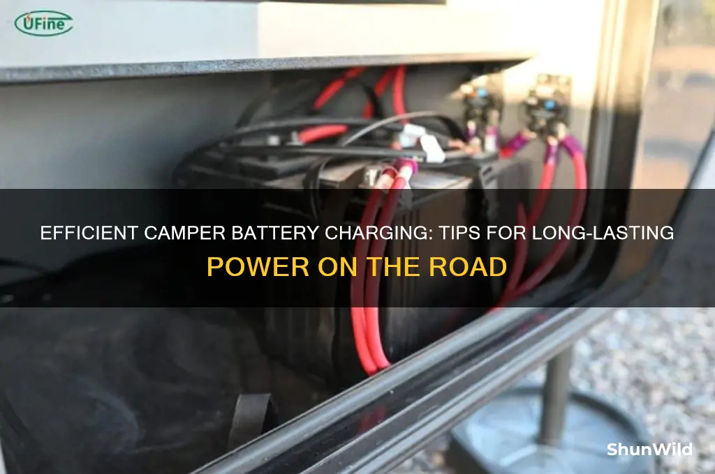 how to charge camper battery