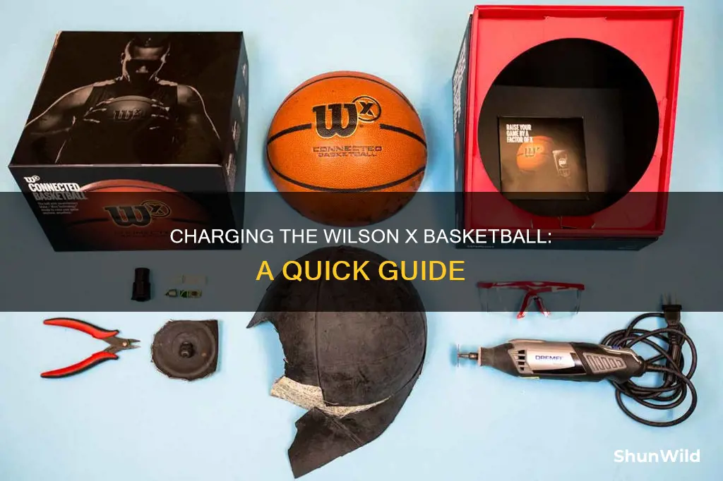 how to charge the wilson x basketball