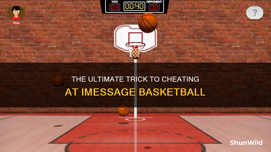 how to cheat on imessage basketball