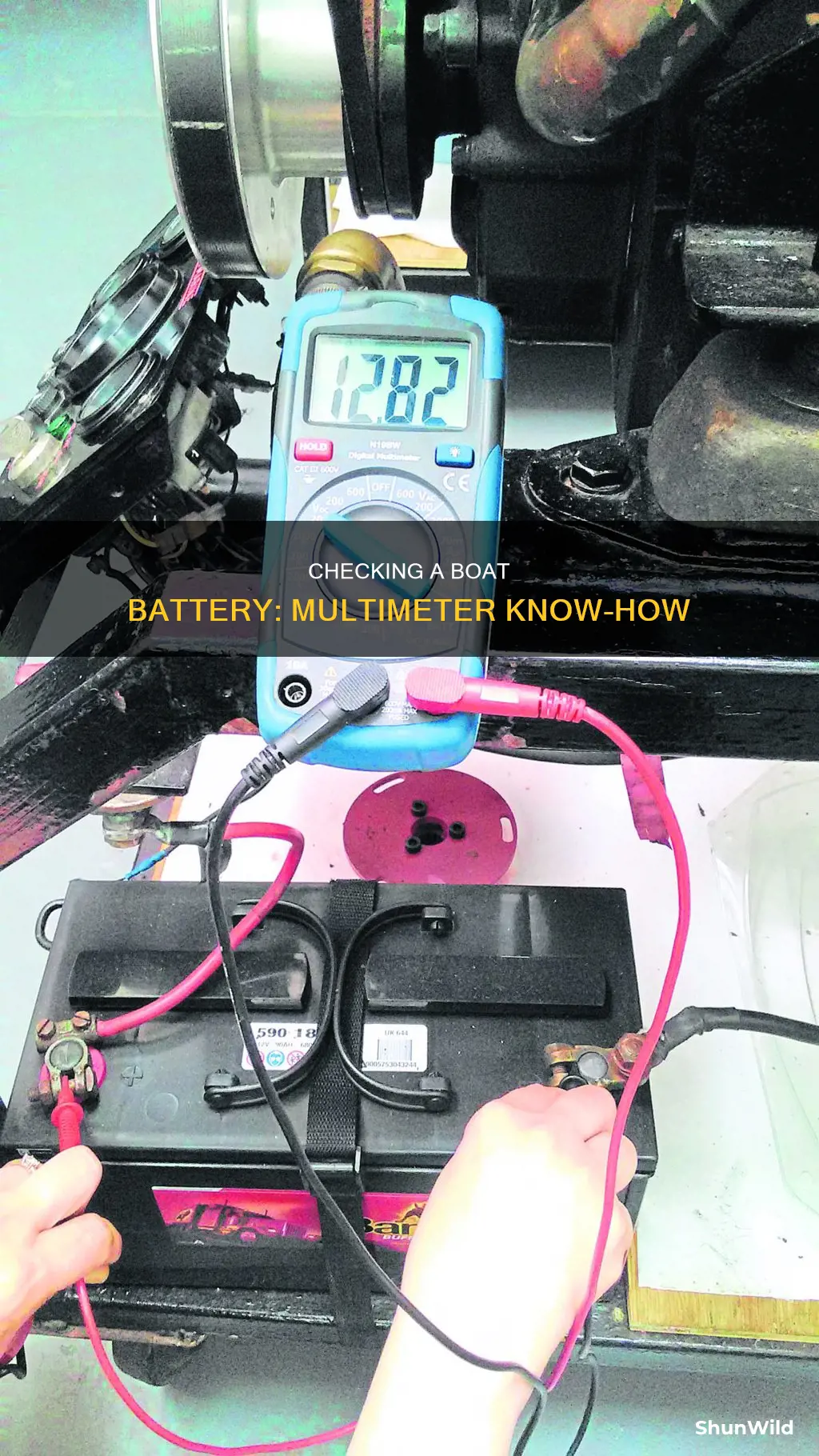 how to check a boat battery with a multimeter