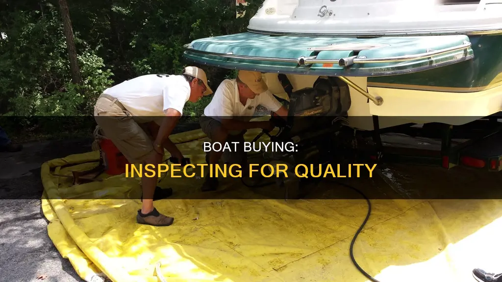 how to check a boat if its good