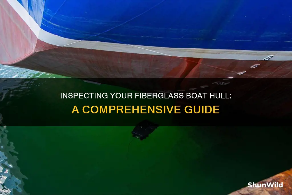 how to check a fiberglass boat hull