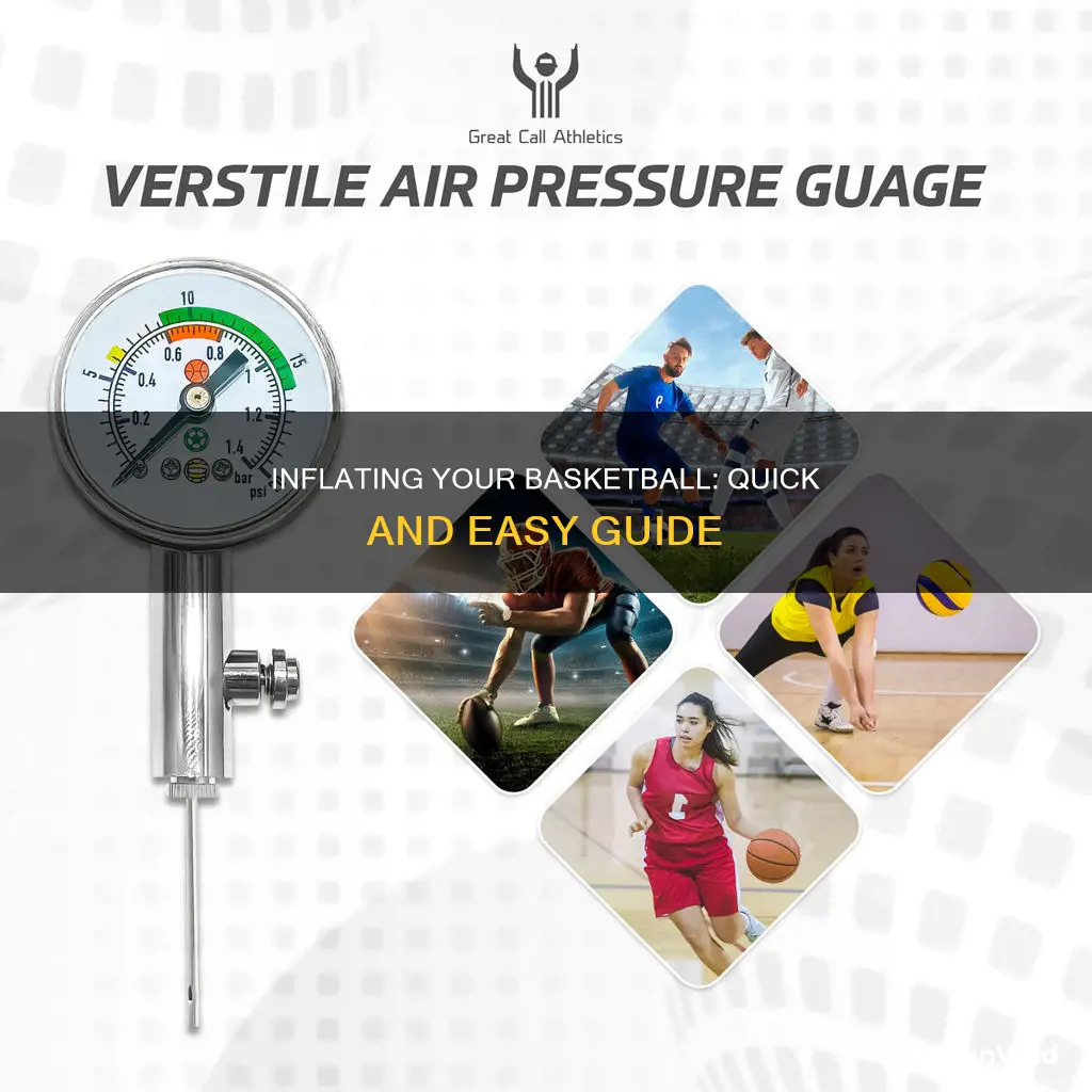 how to check air in basketball