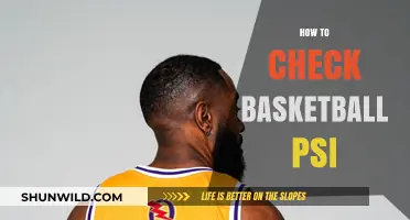 The Right Way to Check Basketball PSI