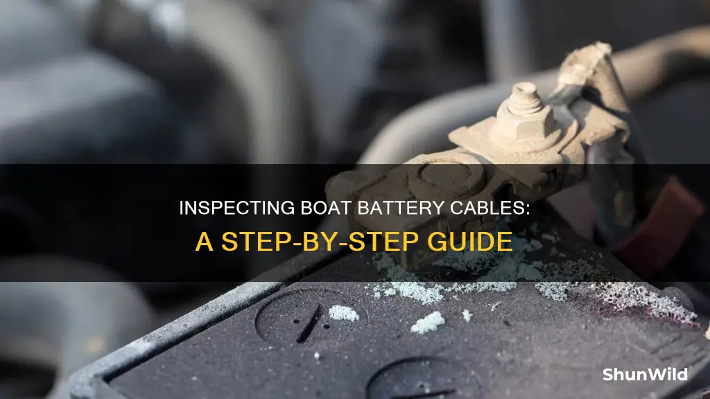 how to check boat battery cables