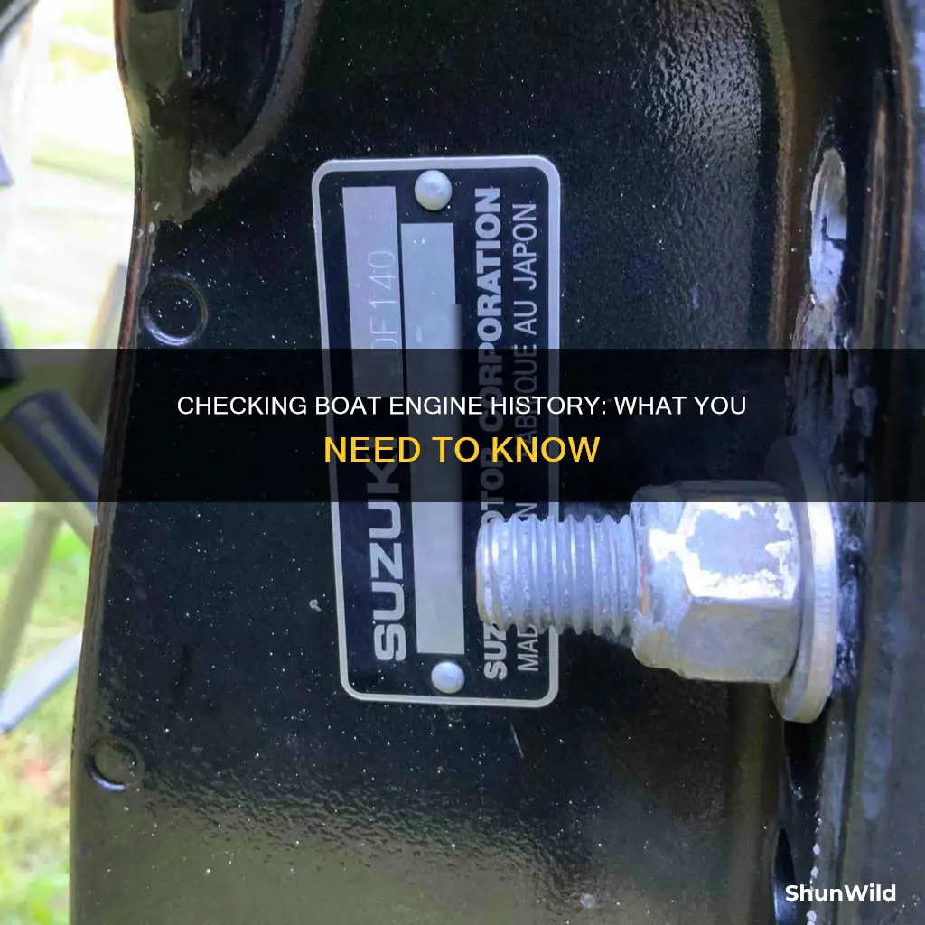 how to check boat engine if stolen