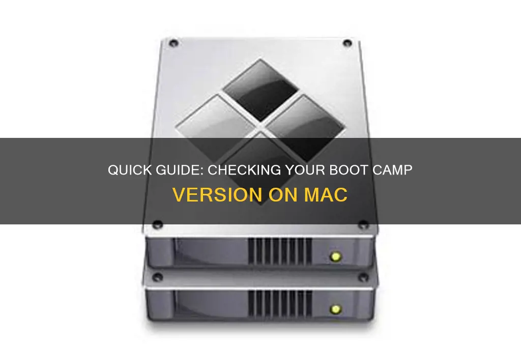 how to check boot camp version