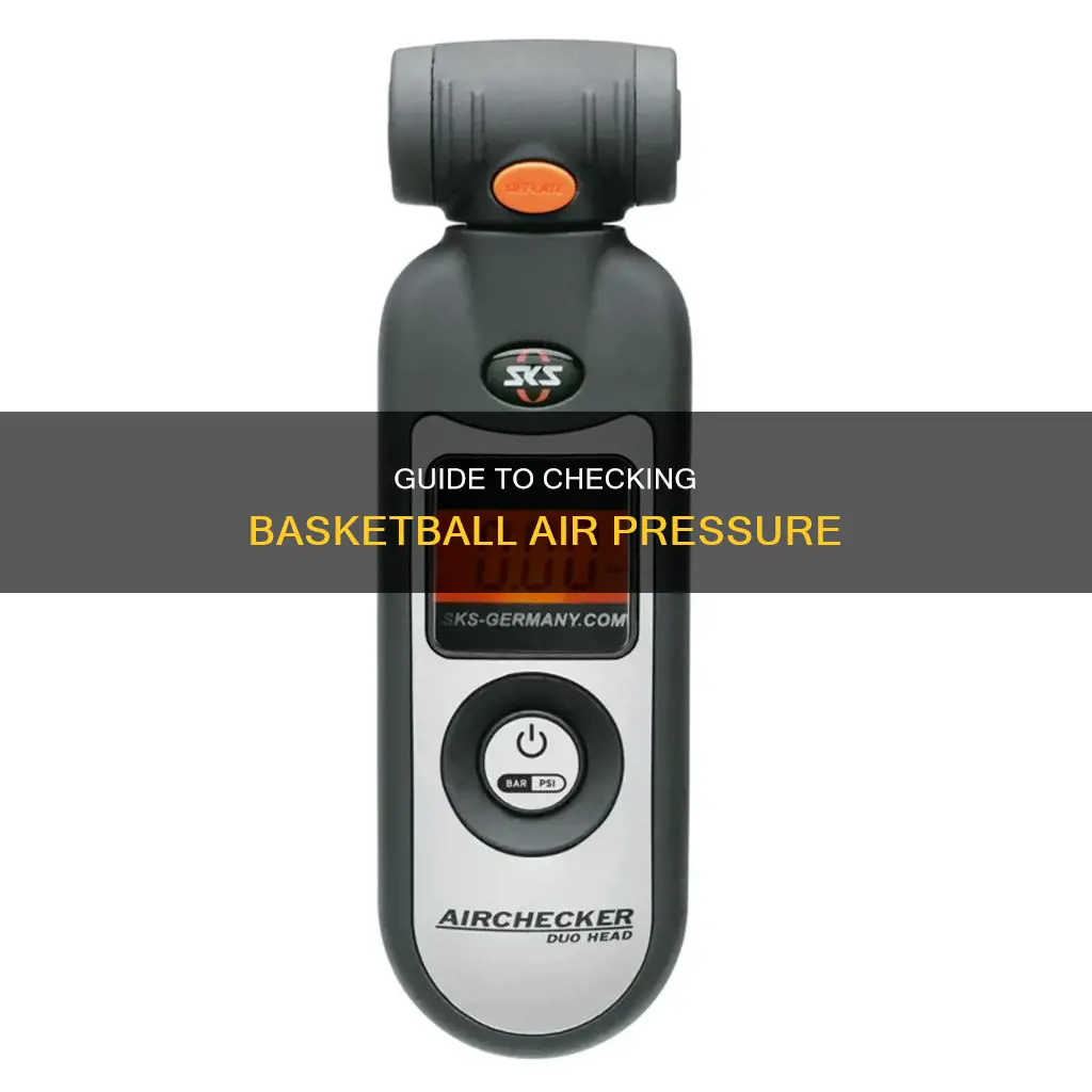 how to check if a basketball has enough air