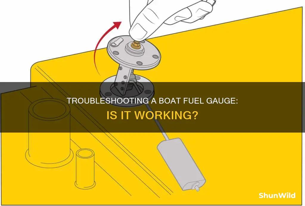 how to check if a boat fuel gauge is working
