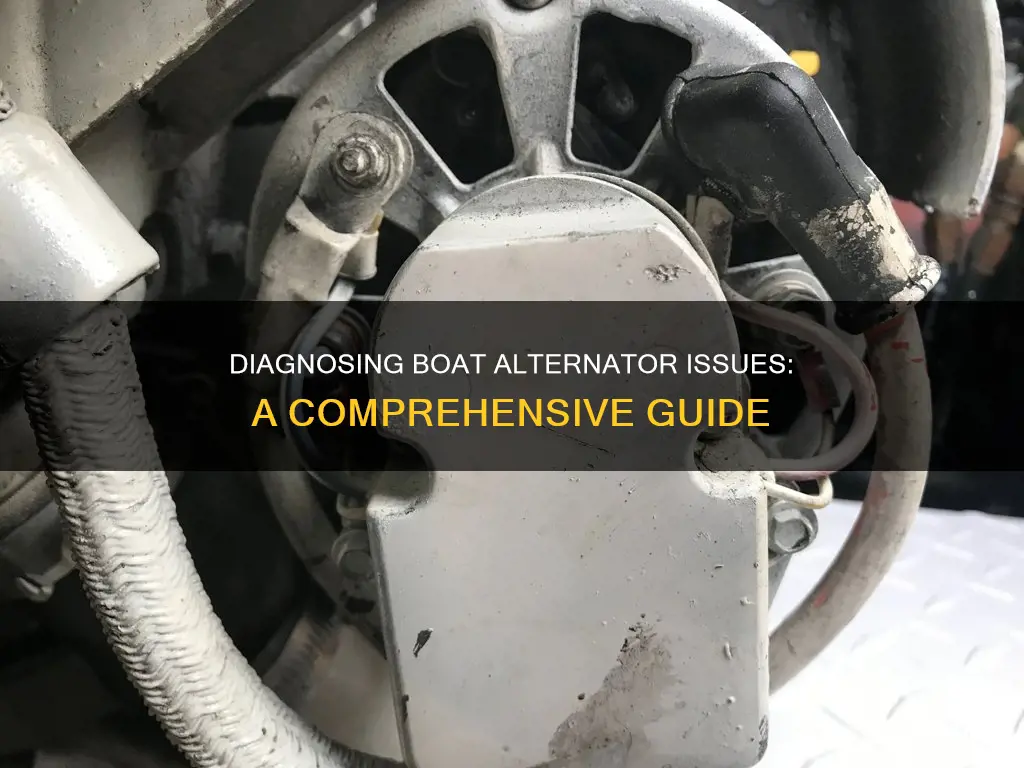 how to check if an boat alternator is working