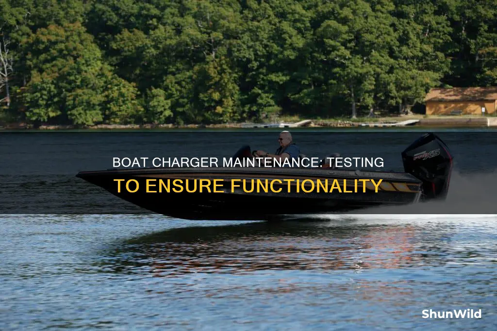 how to check if boat charger is working