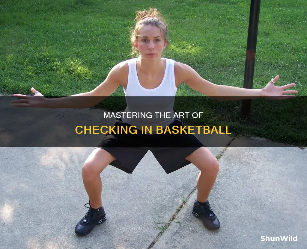 how to check in basketball