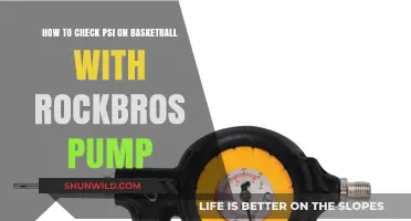 RockBros Pump: Checking PSI on Basketballs