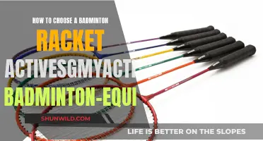 Choosing the Right Badminton Racket: A Guide