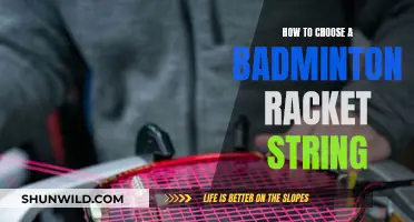 Choosing the Right Badminton String: A Guide