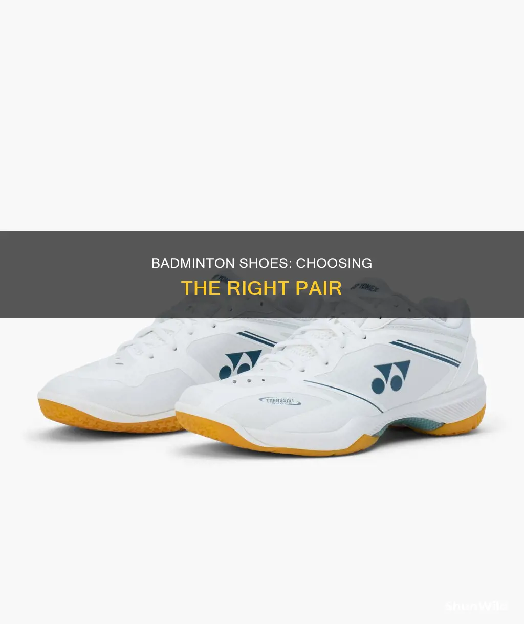 how to choose a badminton shoe