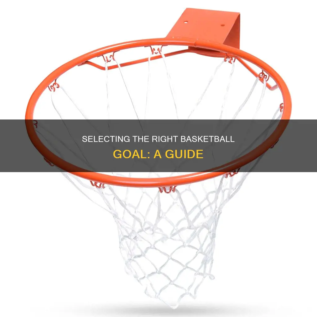 how to choose a basketball goal