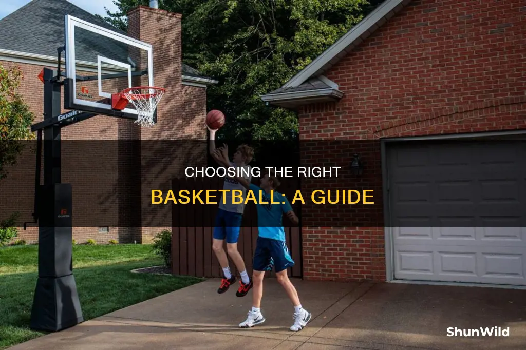 how to choose a basketball