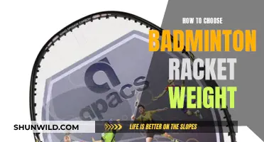 Pick Your Perfect Badminton Racket Weight