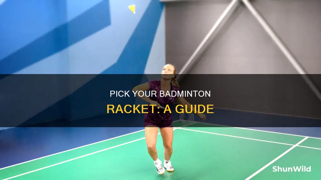 how to choose badminton racket