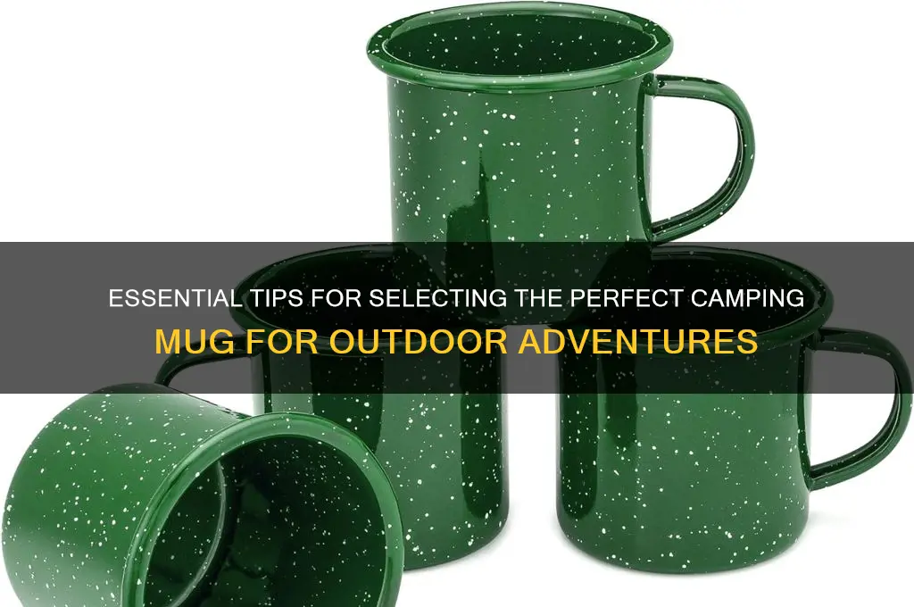 how to choose camping mug