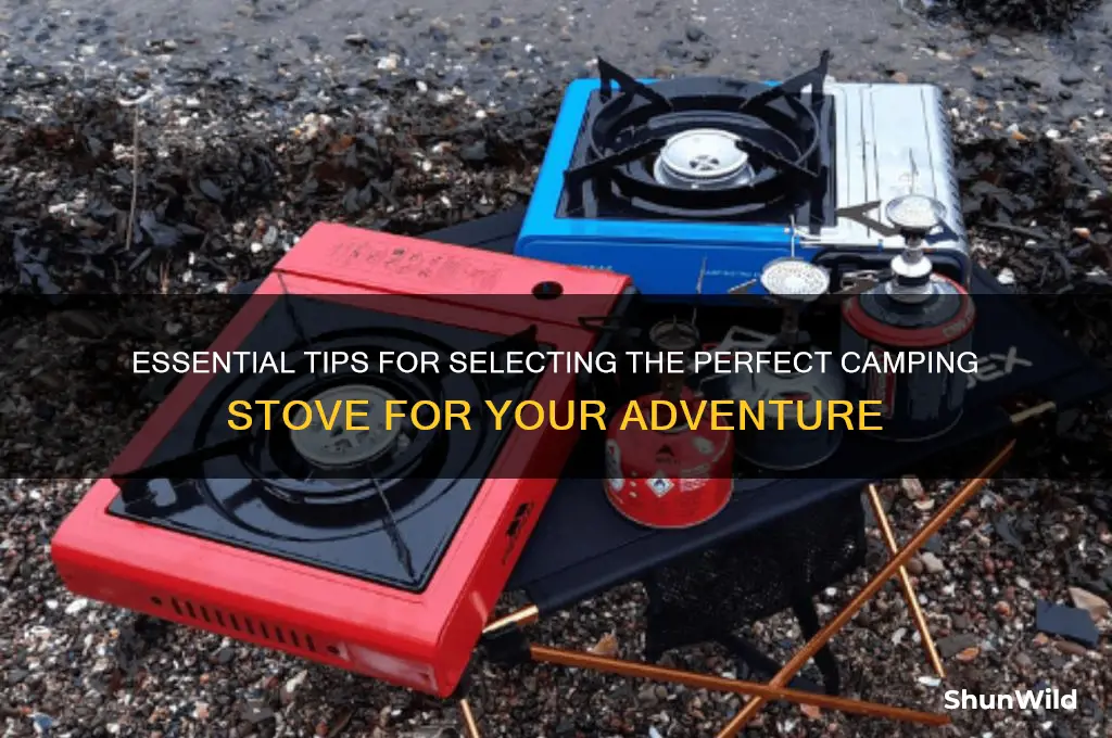 how to choose camping stove